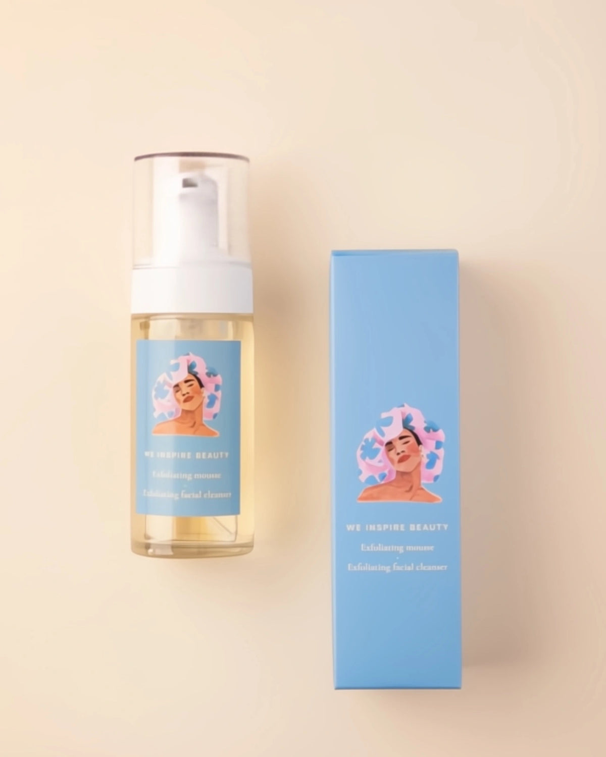 mousse detergente viso we inspire beauty con niacin amide e acido salicilico