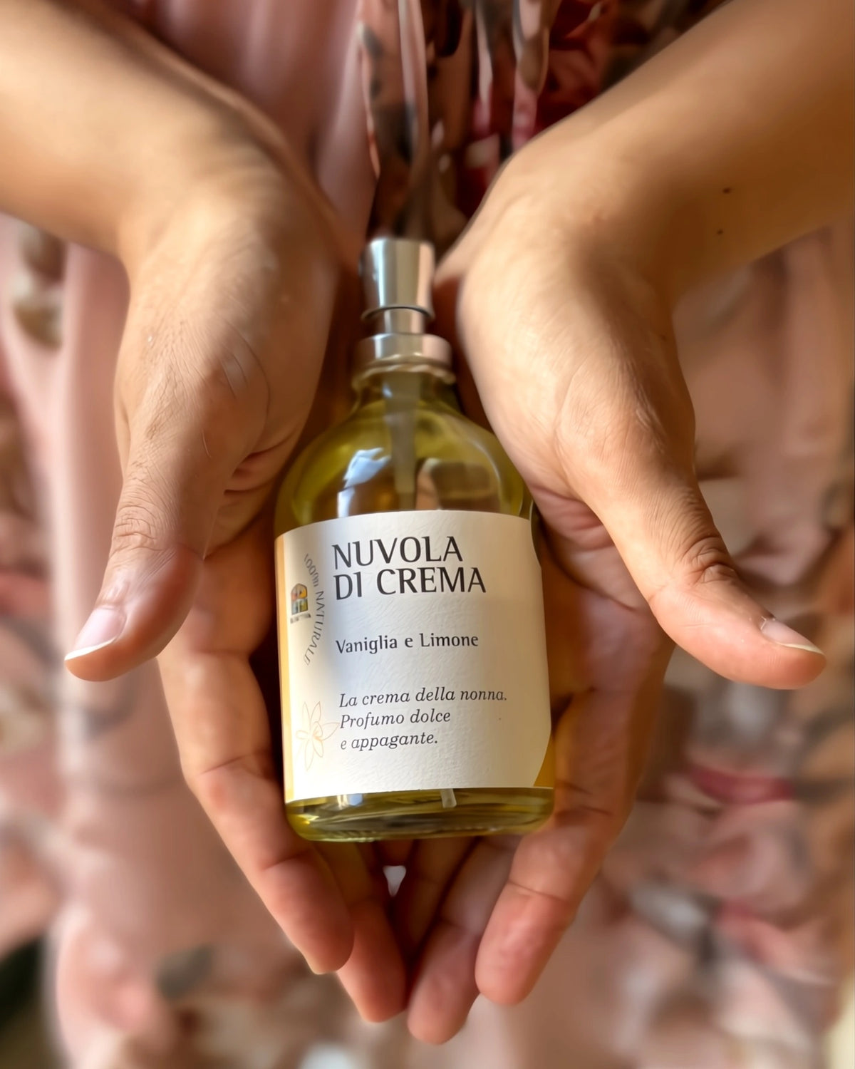 nuvola di crema di olfattiva: profumo botanico naturale aromaterapico a base di oli essenziali di limone e vaniglia | roma | io sono la luce