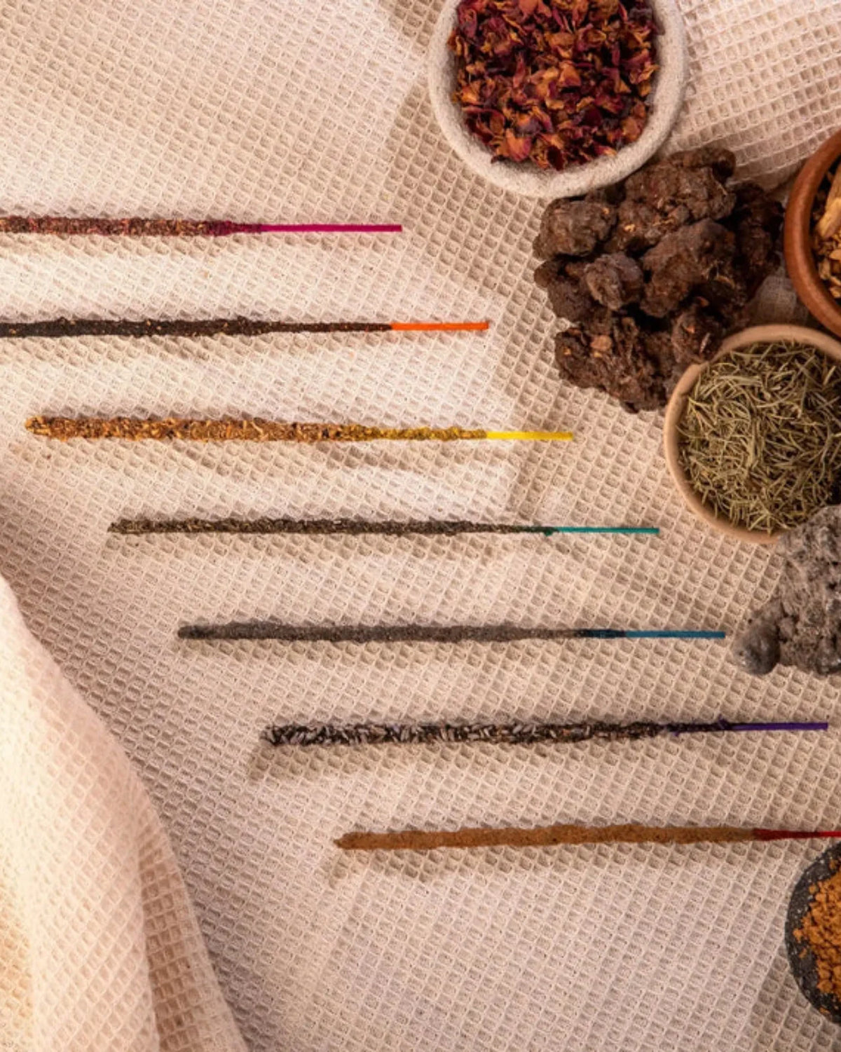 Incensi 7 Chakras | Bastoncini di Incenso Naturali per Rituale di Riequilibrio Energetico