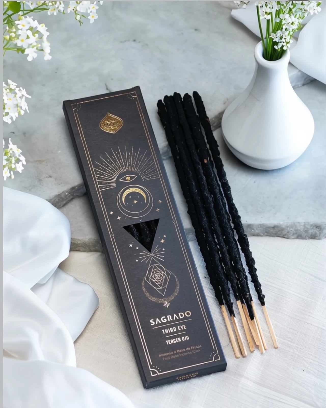 Incenso Naturale Artigianale Sagrado Terzo Occhio di Sagrada Madre con calendula e copal per meditazione e intuizione | Roma