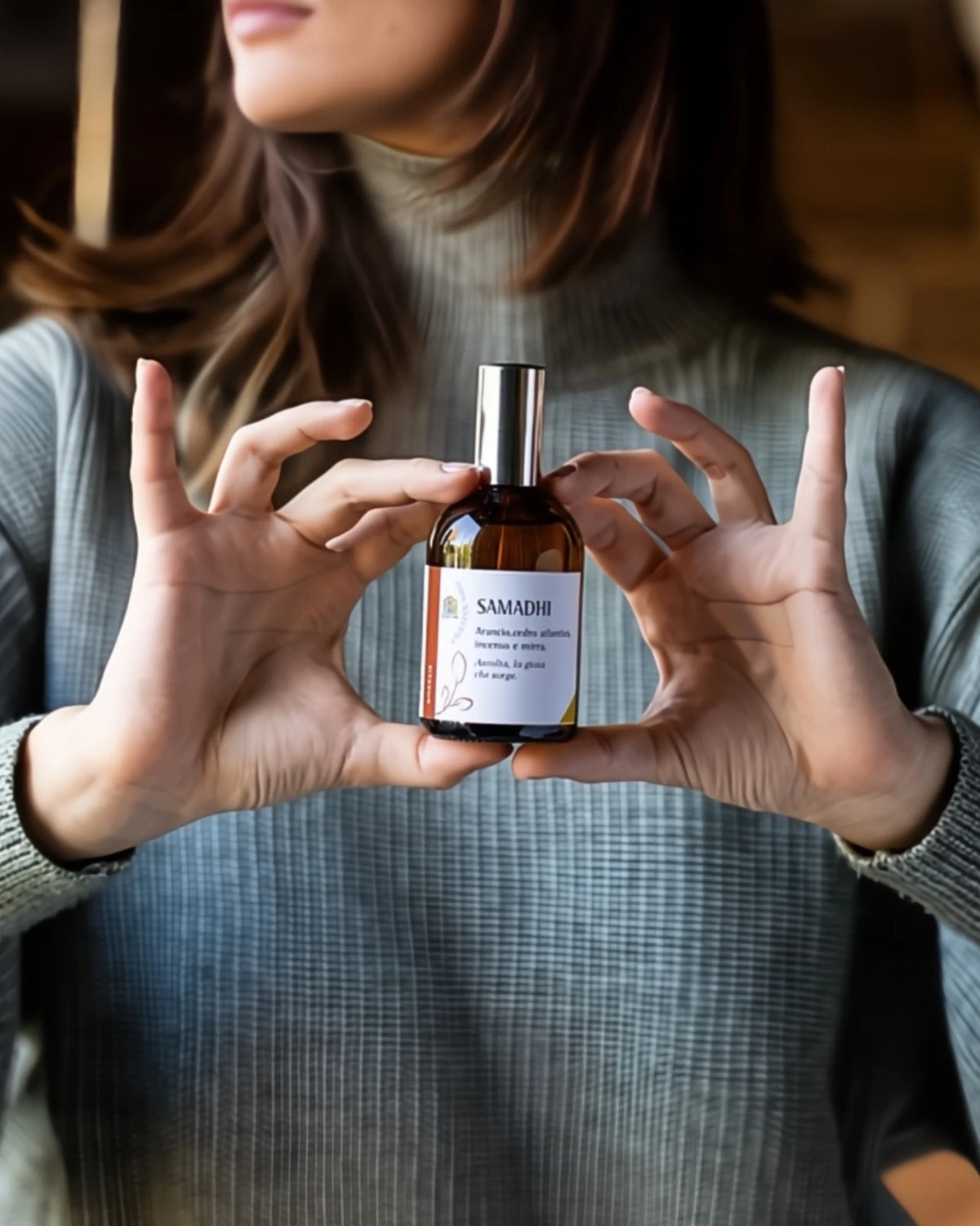 profumo botanico con puri oli essenziali di arancio, cedro, mirra e incenso - elevazione dello spirito - Olfattiva - Io Sono La Luce Roma