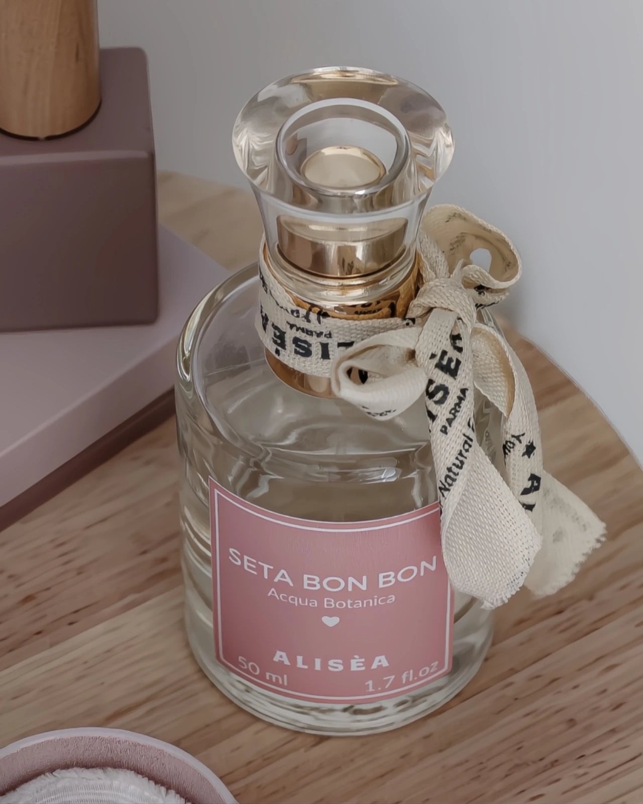 acqua botanica naturale alisea Parma - seta bon bon - profumo fiorito raffinato ed elegante mini size 15 ml - roma