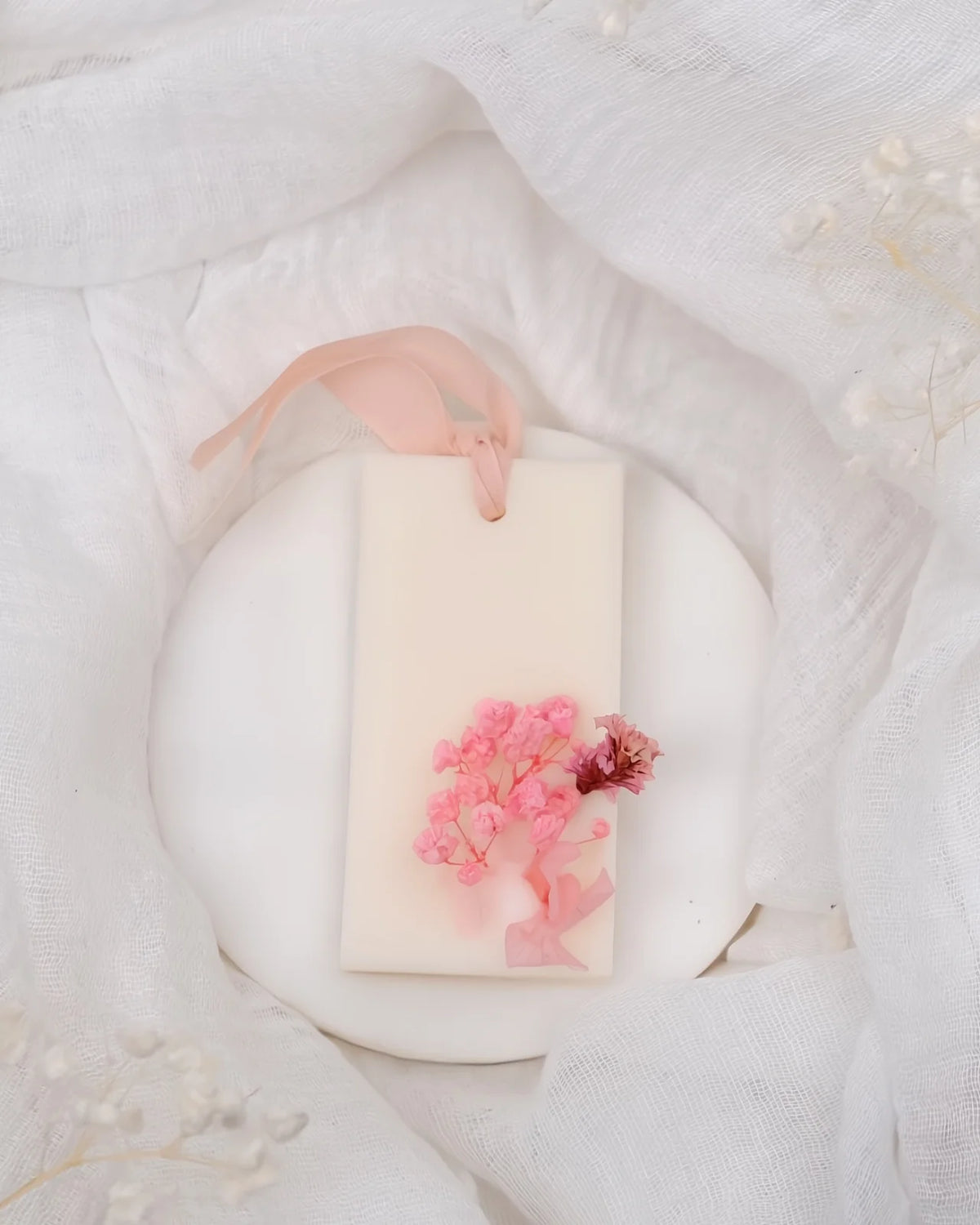 tavoletta botanica cera di soia per profumare cassetti ed armadi lingottino color rosa hot