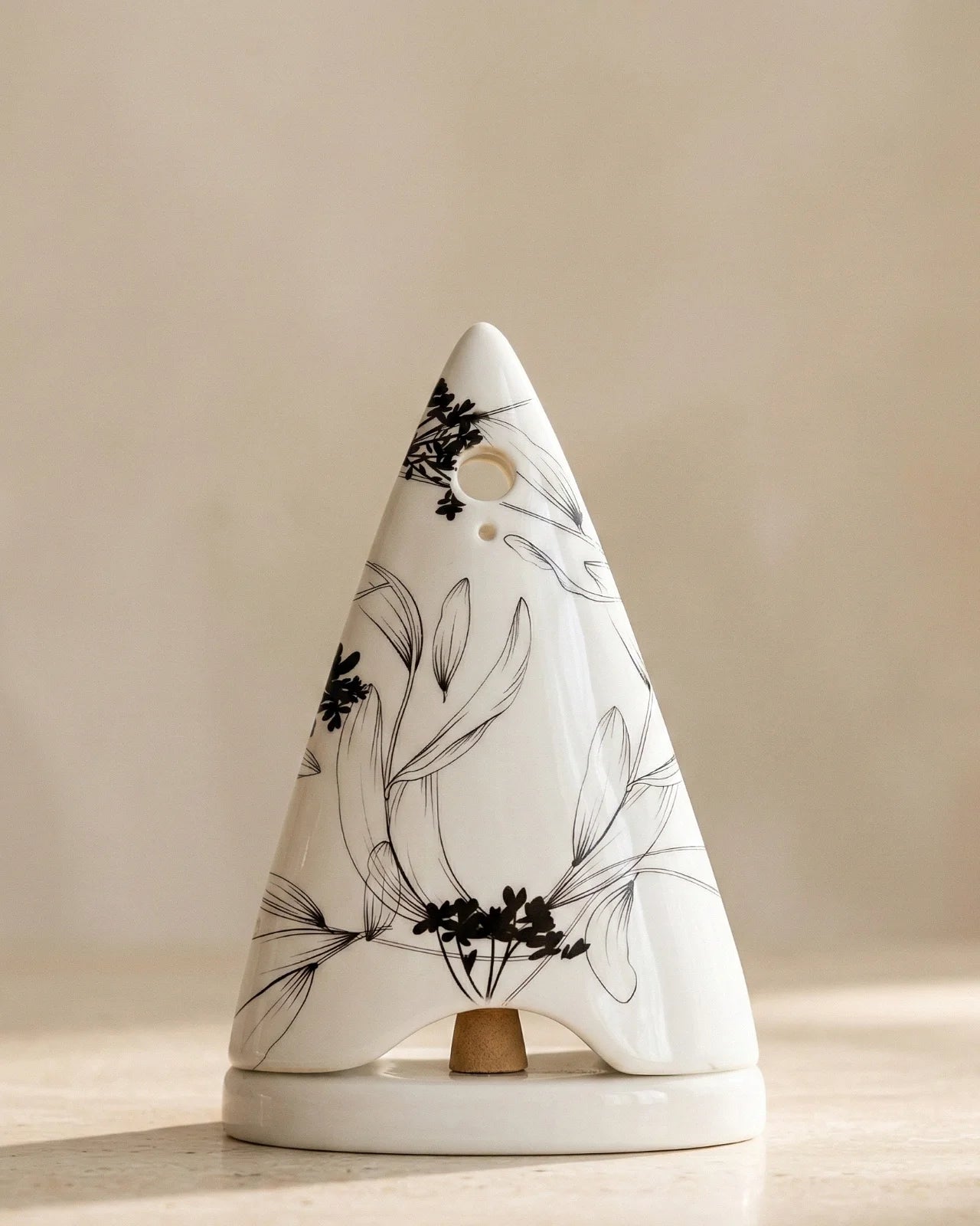 Porta incenso home decor minimalista botanico 
