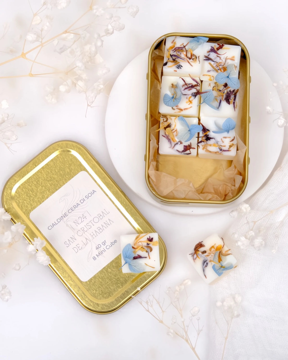 tartine profumate in pura cera di soia al profumo di whiskey tabacco rum