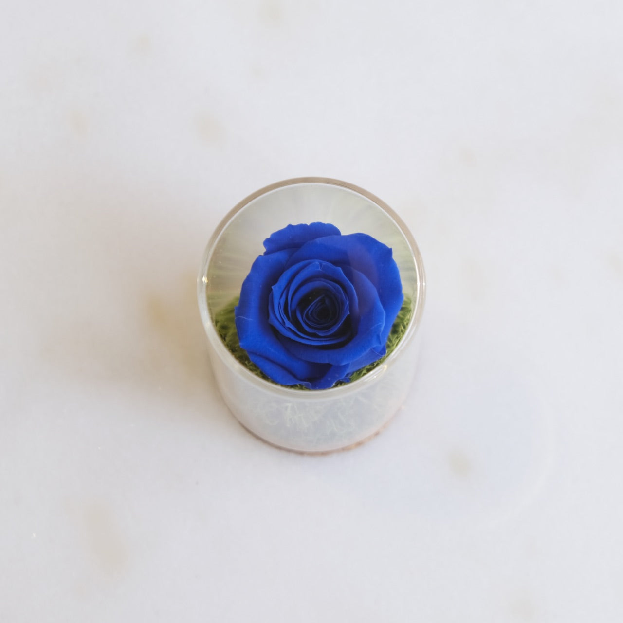 Fabula: Rosa Stabilizzata in Ampolla di Vetro e Sughero